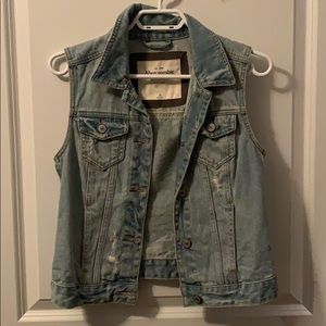 Jean vest abercrombie